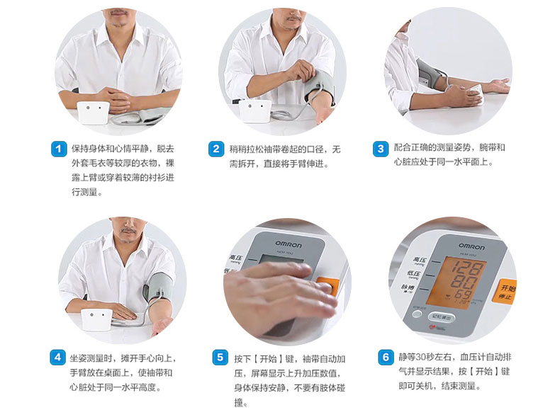 测量血压的正确步骤